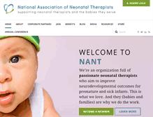 Tablet Screenshot of neonataltherapists.com